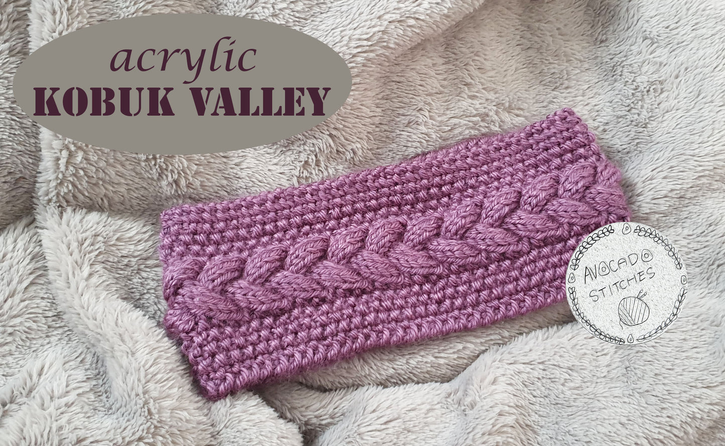 AYANA HEADBAND / Acrylic Ear Warmer / Handmade in Canada
