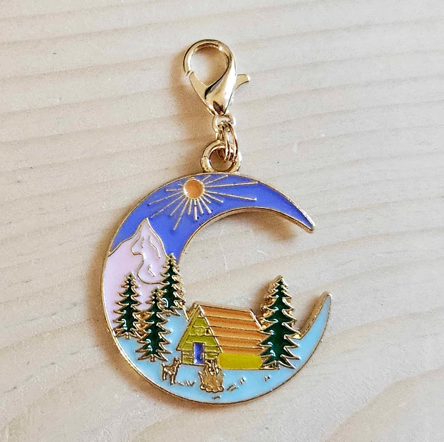 CAMPER & CABIN / Planner Charm / Journal Charm / Zipper Pull / Bookmark Charm / Planner accessories