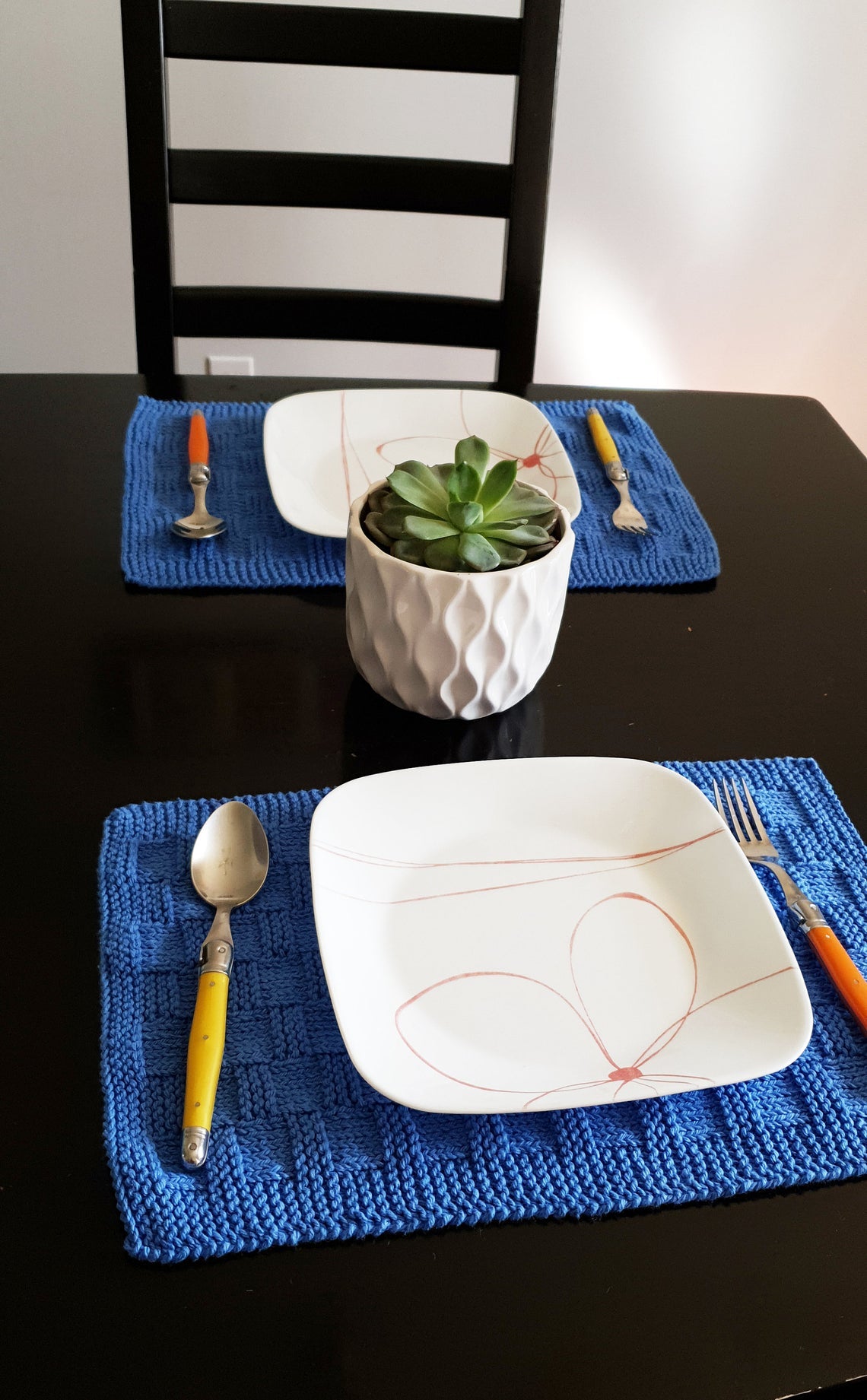 CLASSIC PLACEMAT (Digital Knitting Pattern) / Simple Pattern / Digital Knitting Pattern