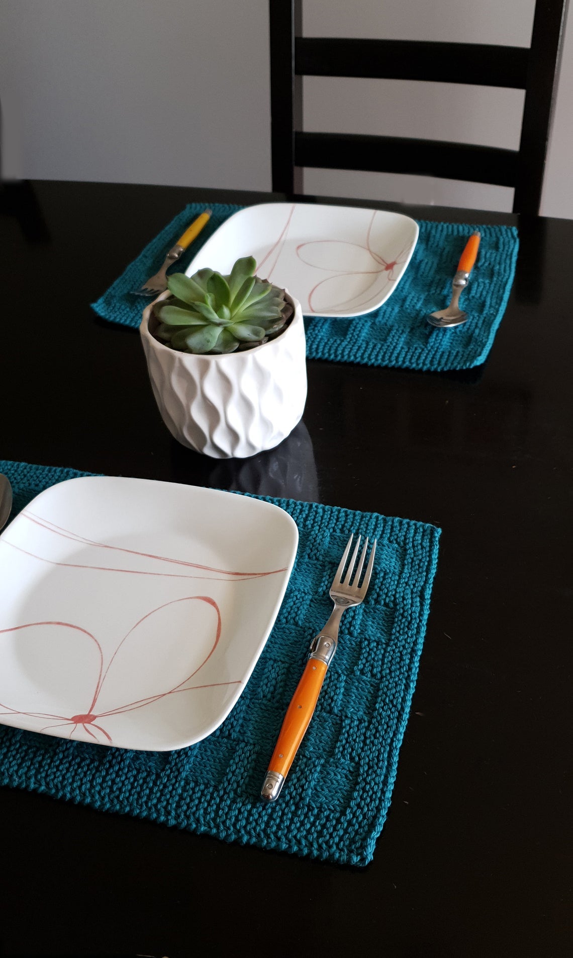 CLASSIC PLACEMAT (Digital Knitting Pattern) / Simple Pattern / Digital Knitting Pattern