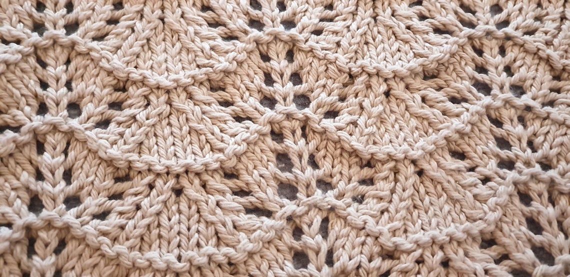 LACE TREE WALL HANGING (Digital Knitting Pattern) / Knit Wall Hanging Pattern / Boho Style / Digital Knitting Pattern