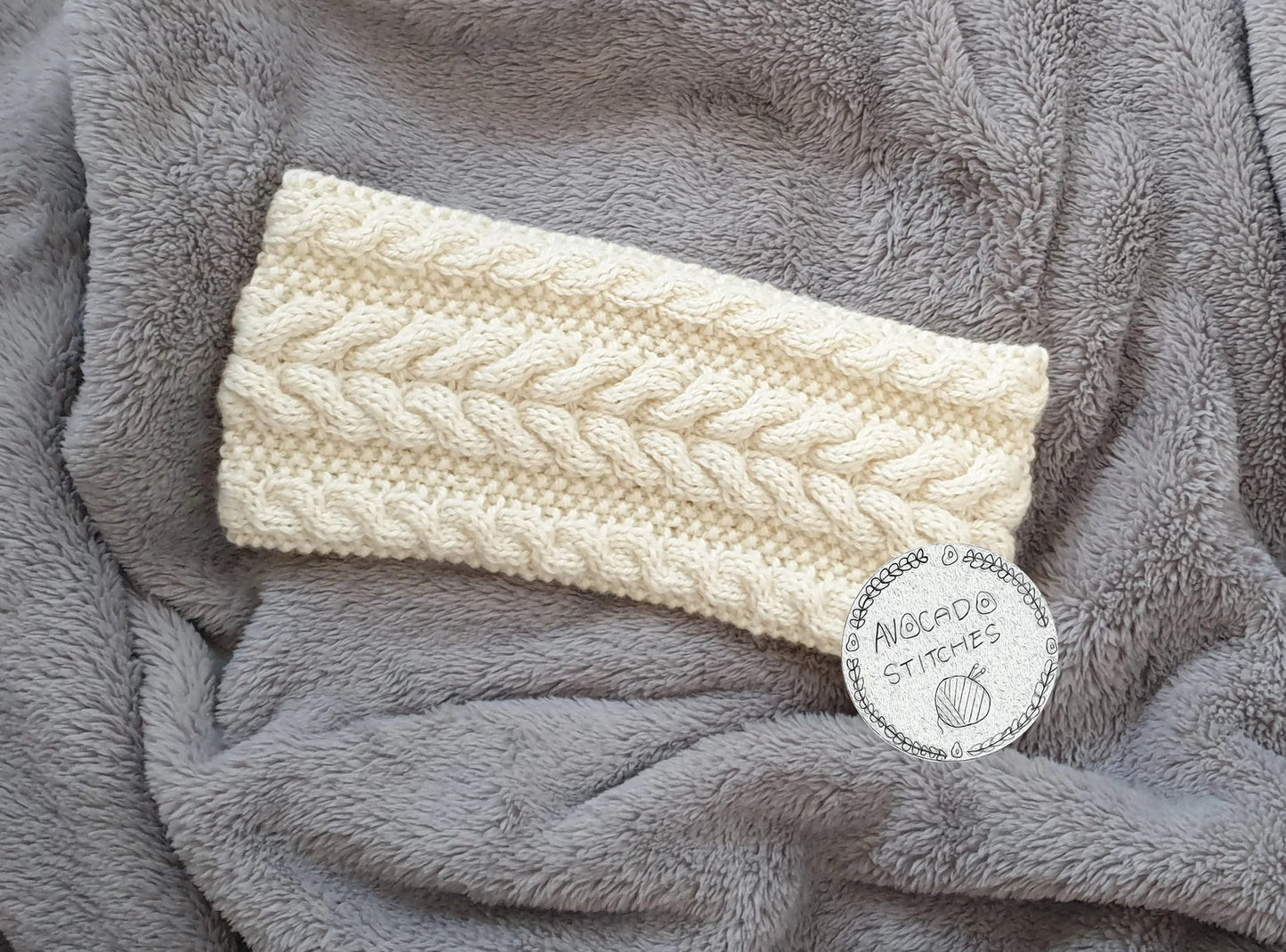 SECRET GARDEN HEADBAND / Wool Ear Warmer / Handmade in Canada