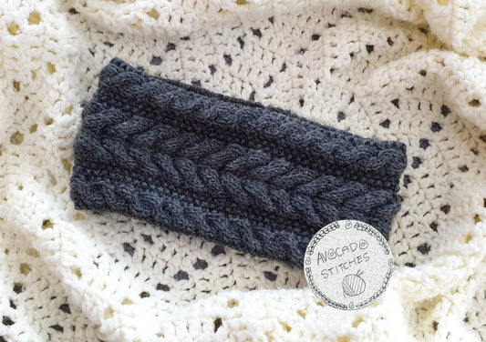 SECRET GARDEN HEADBAND / Wool Ear Warmer / Handmade in Canada