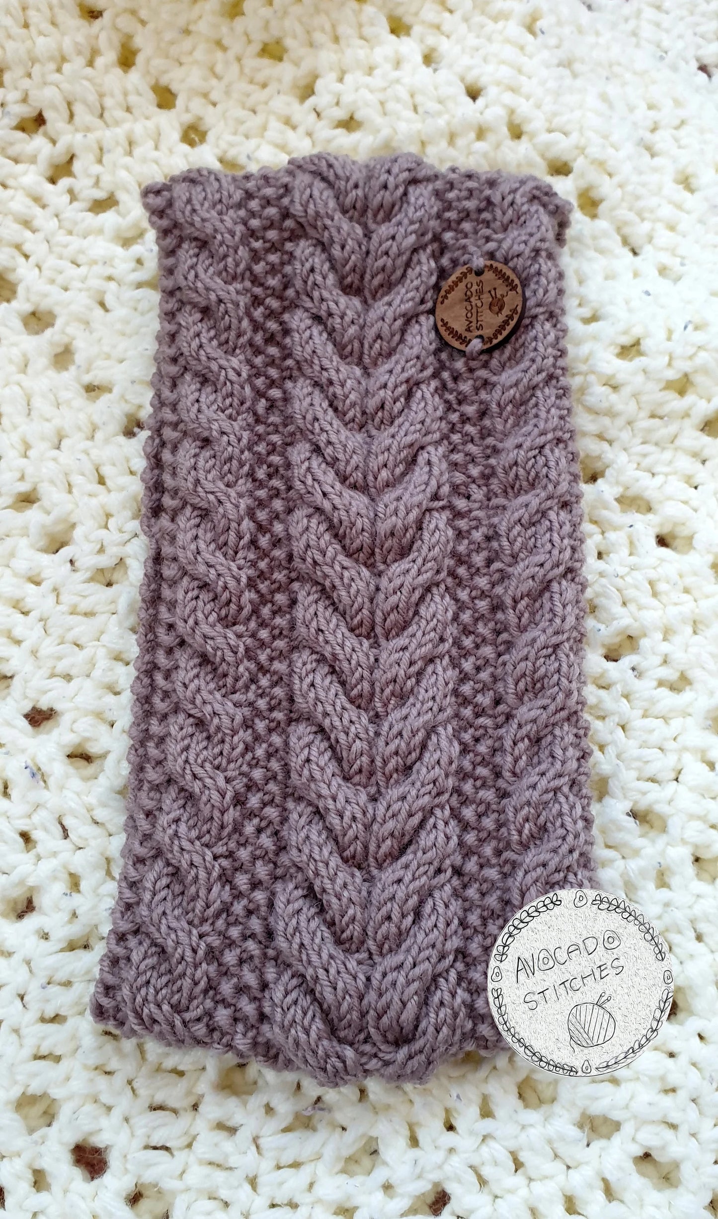 SECRET GARDEN HEADBAND / Merino Wool Ear Warmer / Handmade in Canada