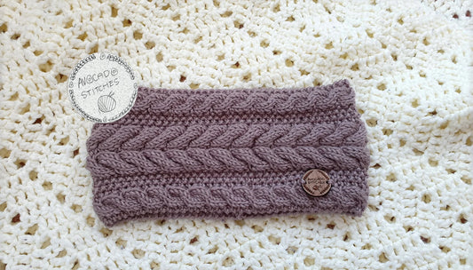 SECRET GARDEN HEADBAND / Merino Wool Ear Warmer / Handmade in Canada