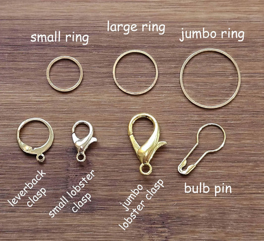 AUTUMN LEAVES - 5 pieces / Knitting Crochet Stitch Markers / Notions