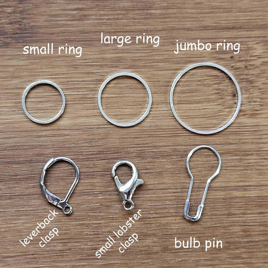 TIDAL TRINKETS - 5 pieces / Knitting Crochet Stitch Markers / Notions