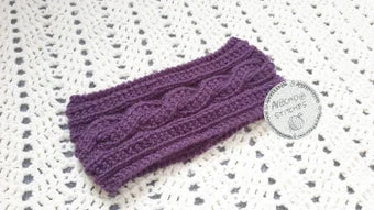 MARGARITA HEADBAND / Wool Blend Ear Warmer / Handmade in Canada