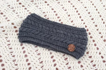 WANAKA HEADBAND / Wool Ear Warmer / Handmade in Canada