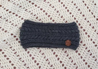 WANAKA HEADBAND / Wool Ear Warmer / Handmade in Canada