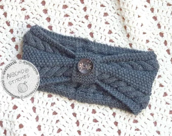 ZARA HEADBAND/ Wool Ear Warmer / Handmade in Canada