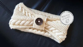 ZARA HEADBAND/ Wool Ear Warmer / Handmade in Canada