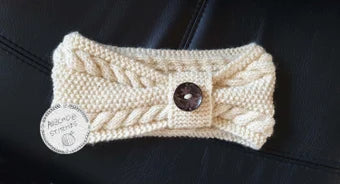 ZARA HEADBAND/ Wool Ear Warmer / Handmade in Canada