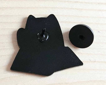 CAT COFFEE BOOK - Cat Pins / Pet Brooches / Cat Book Pins / Gifts