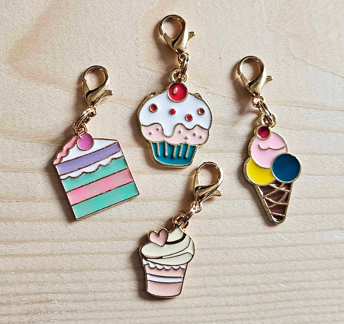 SWEET TREATS / Planner Charm / Journal Charm / Zipper Pull / Bookmark Charm / Planner accessories