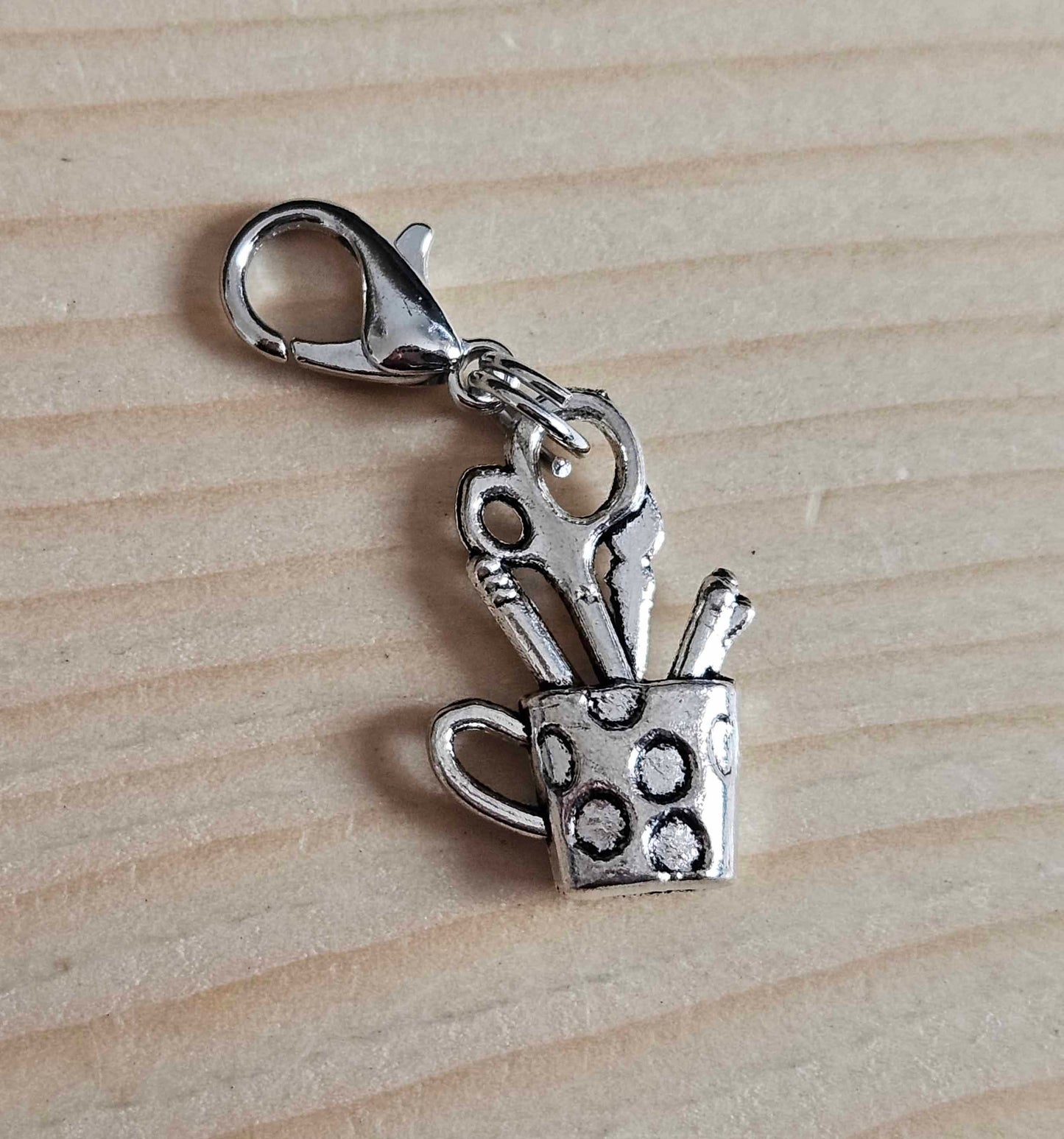 SCHOOL / Set of 2 / Planner Charm / Journal Charm / Zipper Pull / Bookmark Charm / Planner accessories