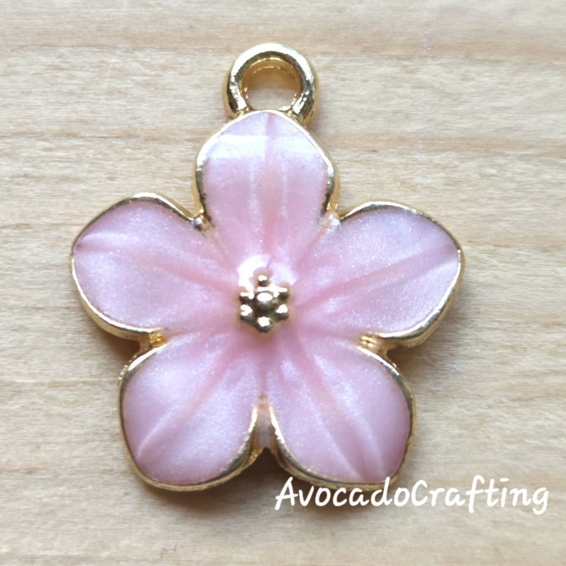 5-petal Charm / 10 pieces / Jewelry Making