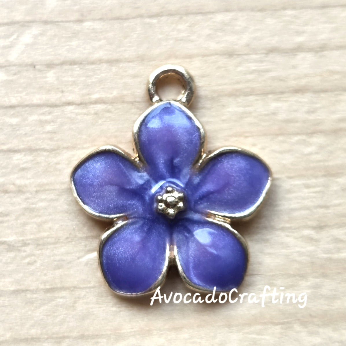 5-petal Charm / 10 pieces / Jewelry Making