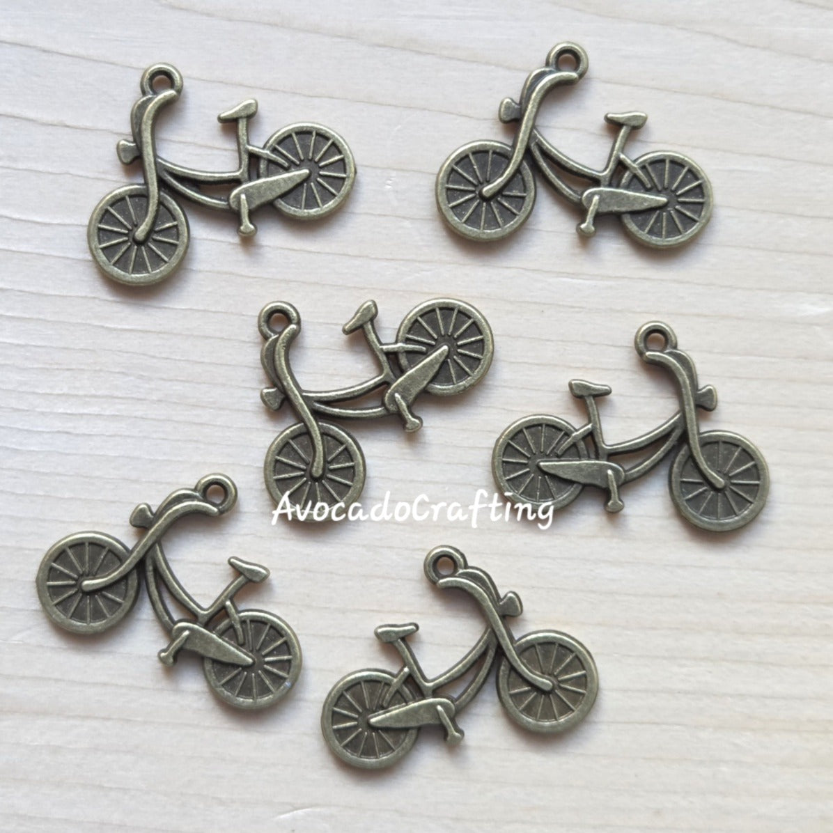 10 pieces // Bike / 19*26mm / Zinc alloy / Bronze / Jewelry Making