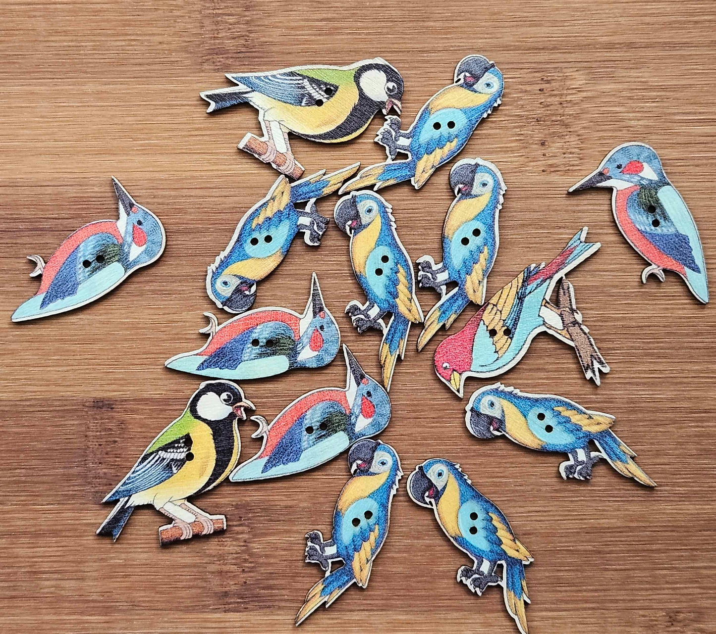 Clearance // BIRD / Wooden Buttons (Set of 8)