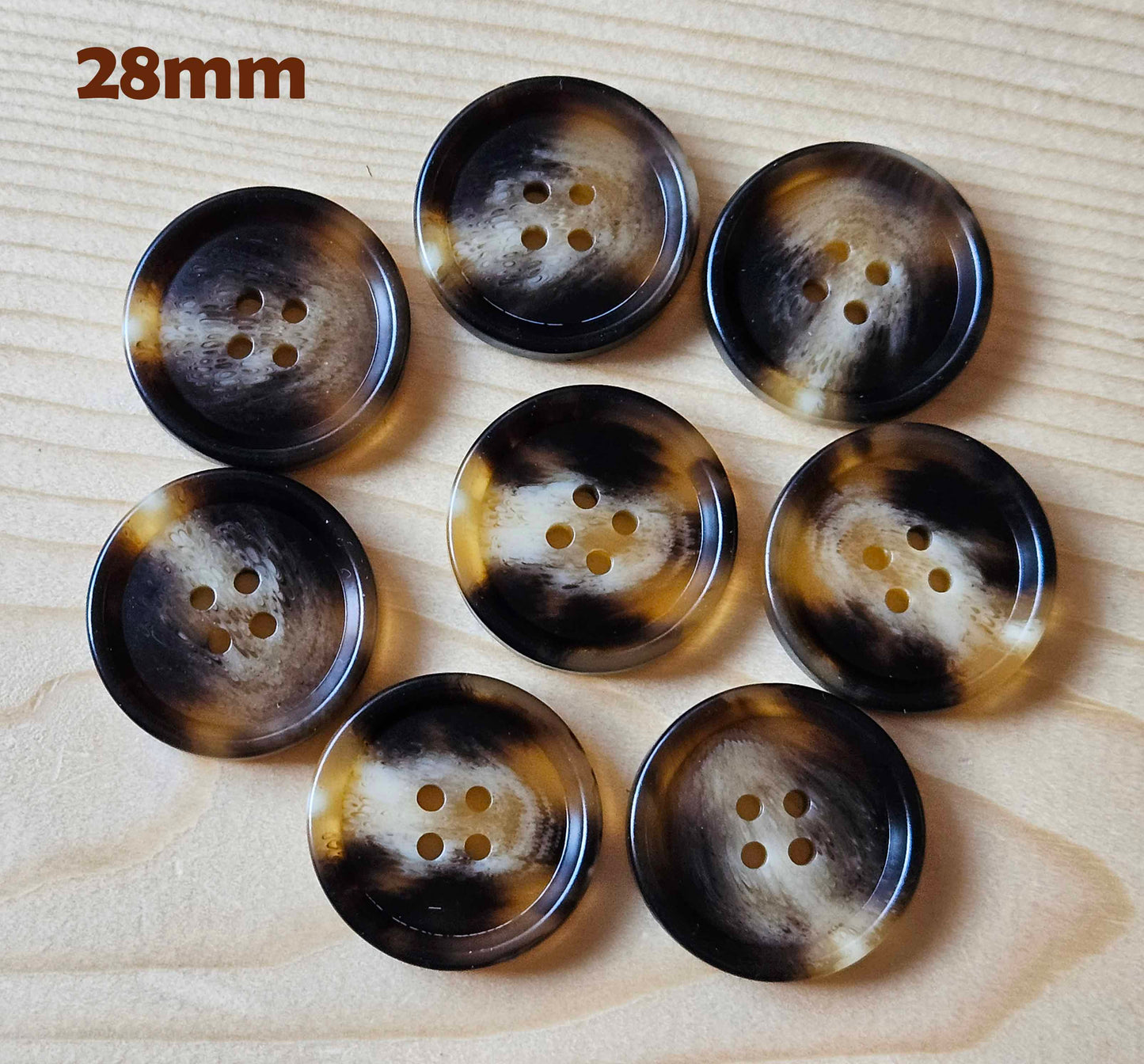 BROWN ROCKY MOUNTAIN  / 18-28mm / Resin Buttons / Sewing Buttons