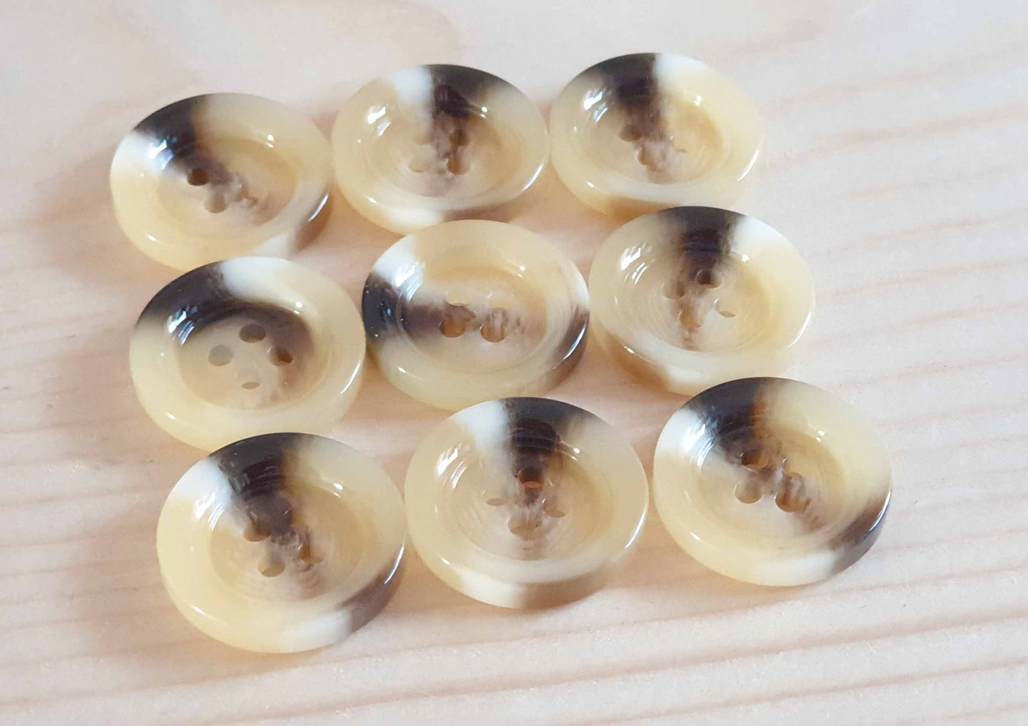 CAPPUCCINO  / 18-28 mm / Resin Buttons / Sewing Buttons