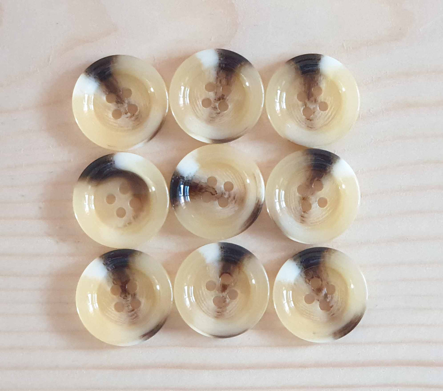 CAPPUCCINO  / 18-28 mm / Resin Buttons / Sewing Buttons