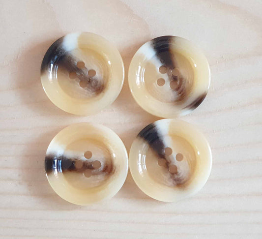 CAPPUCCINO  / 18-28 mm / Resin Buttons / Sewing Buttons