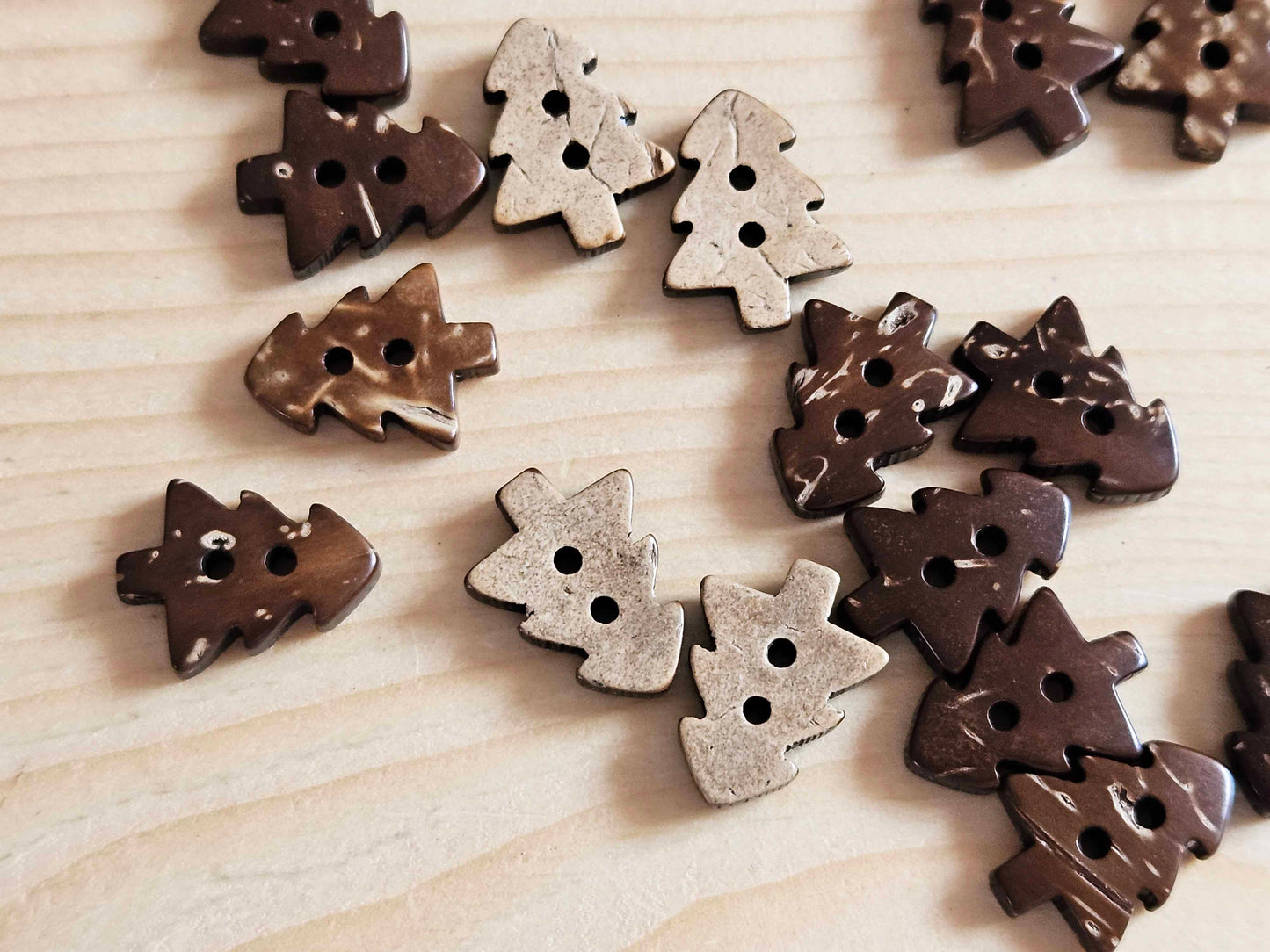 COCO TREE / 17*14mm / Coconut Buttons / Sewing Buttons