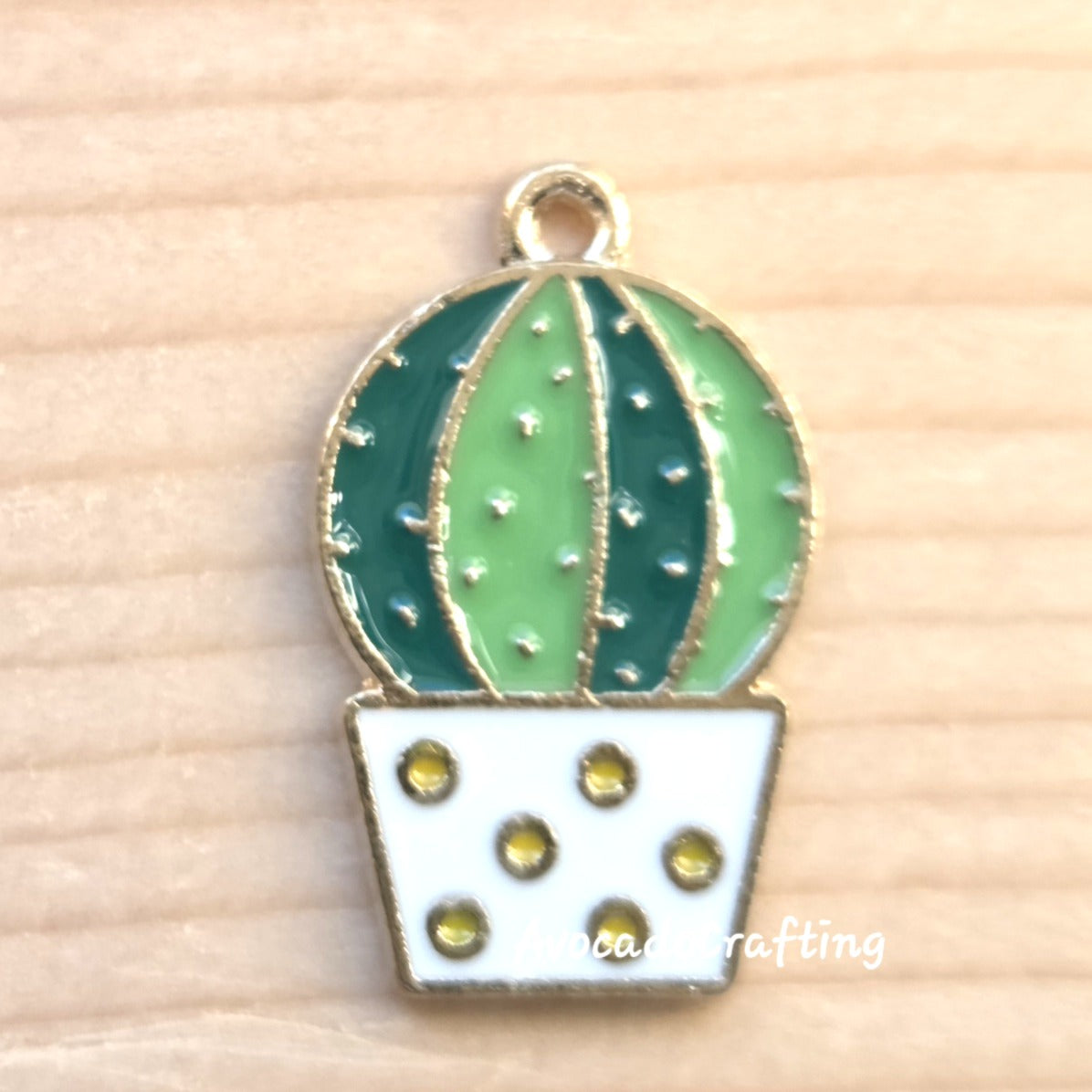 Cactus Charms / 10 pieces / Jewelry Making