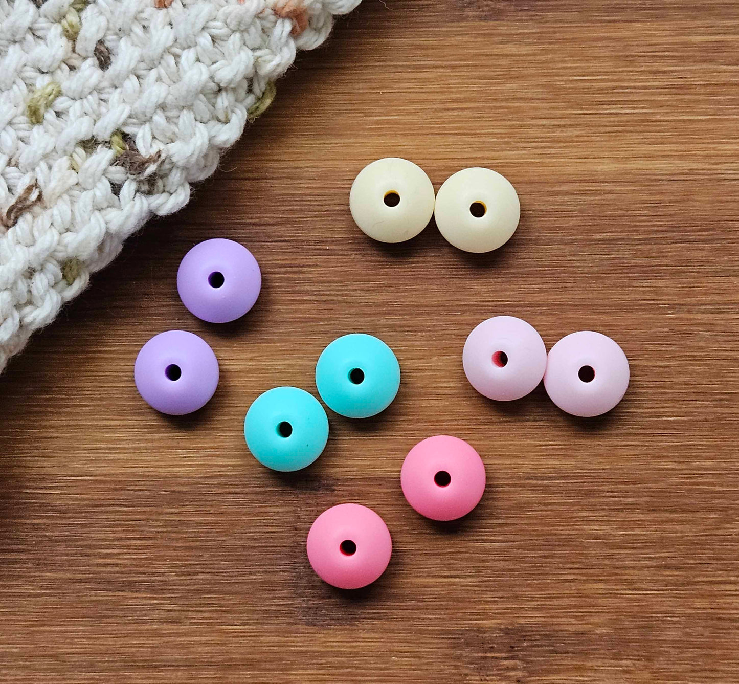 COTTON CANDY Stitch Stoppers/ Knitting Needle Stoppers / Point Protection / Notions