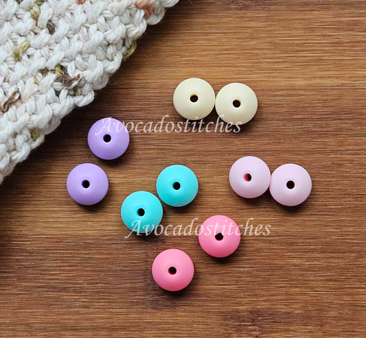 COTTON CANDY Stitch Stoppers (10 pieces) / Knitting Needle Stoppers / Point Protection / Notions