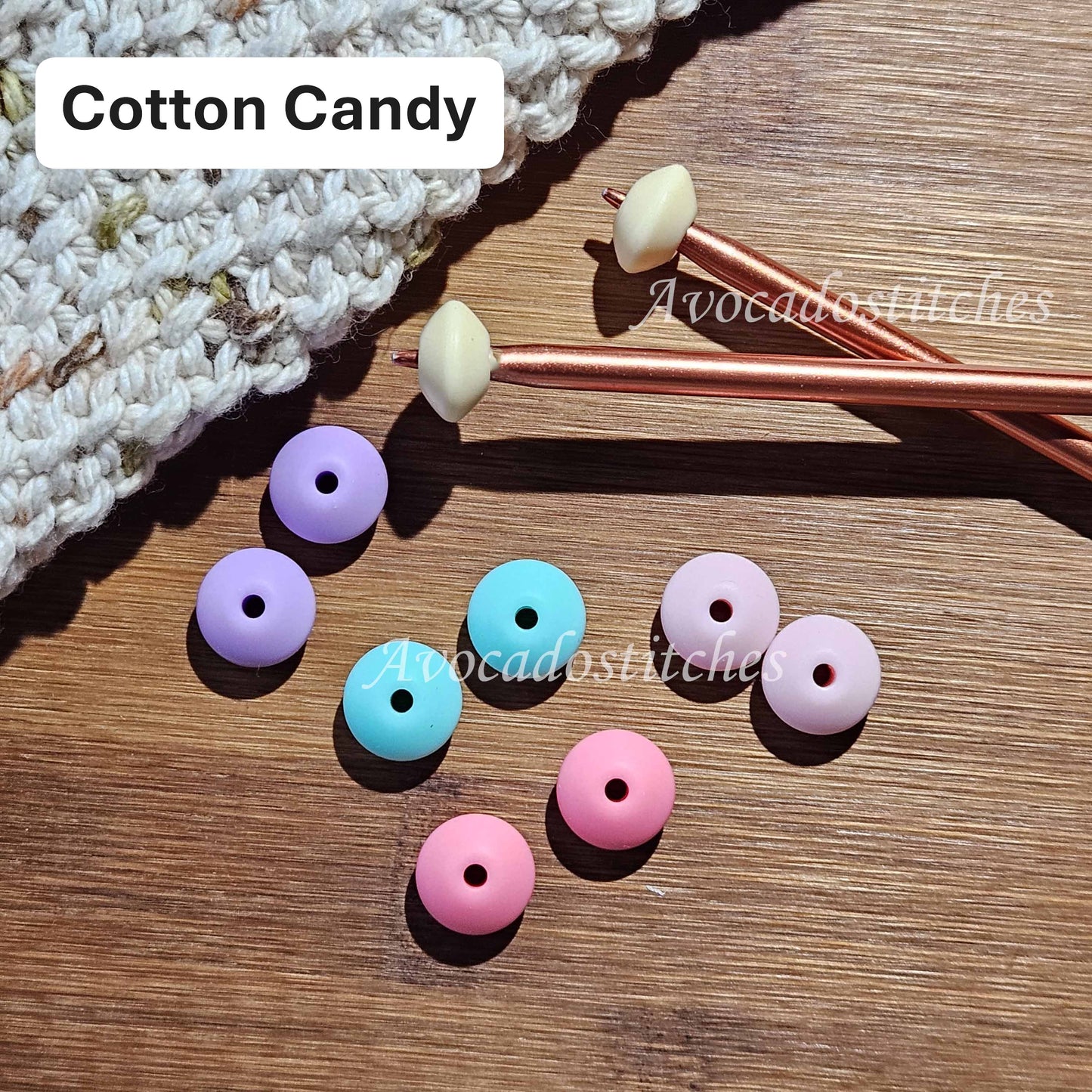 BEANIE NEEDLE STOPPERS / Set of 10 / Knitting Needle Stoppers / Point Protection / Notions