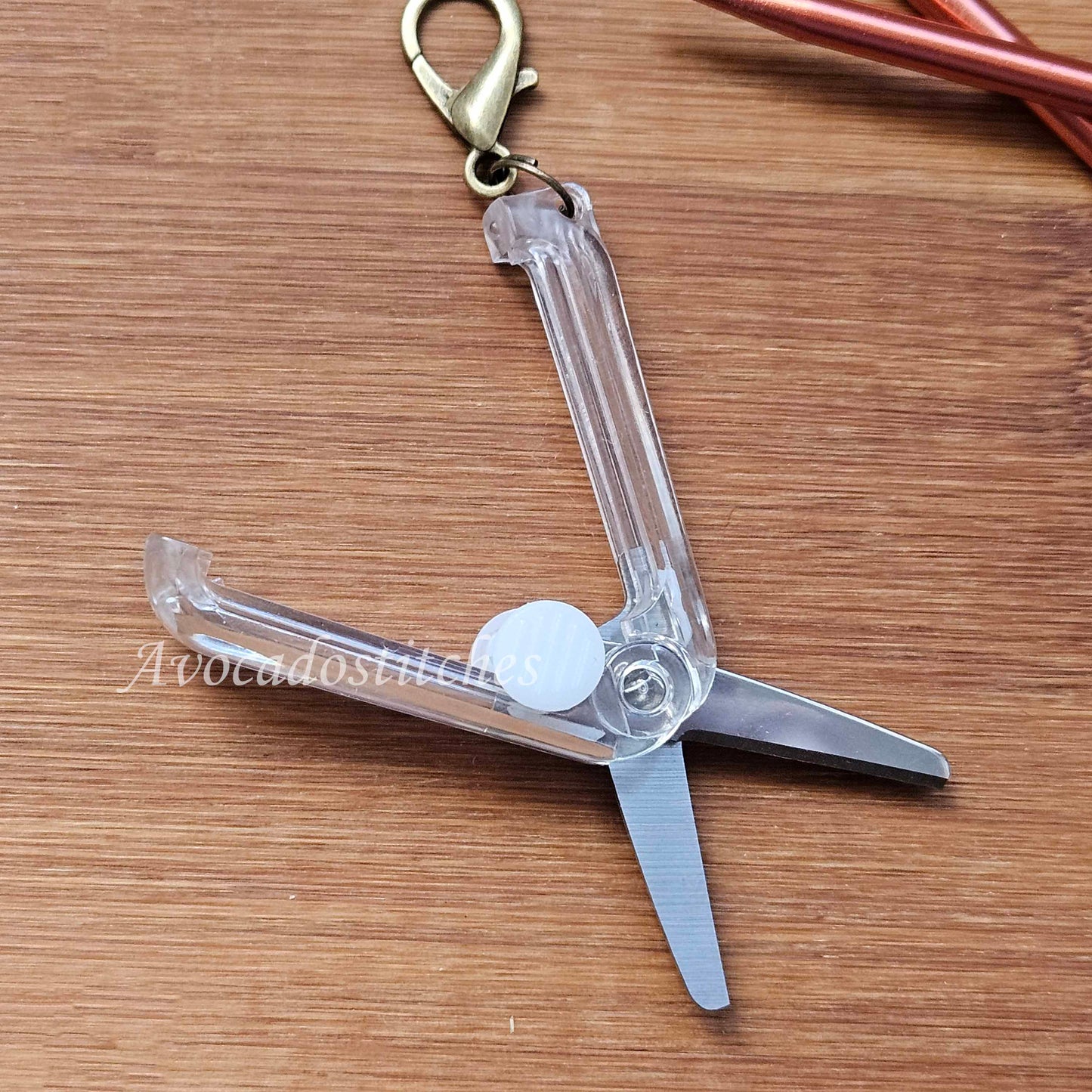 FOREST FERN Essential Emergency Knitting & Crochet Keychain Kit / Knitting Notion Kit