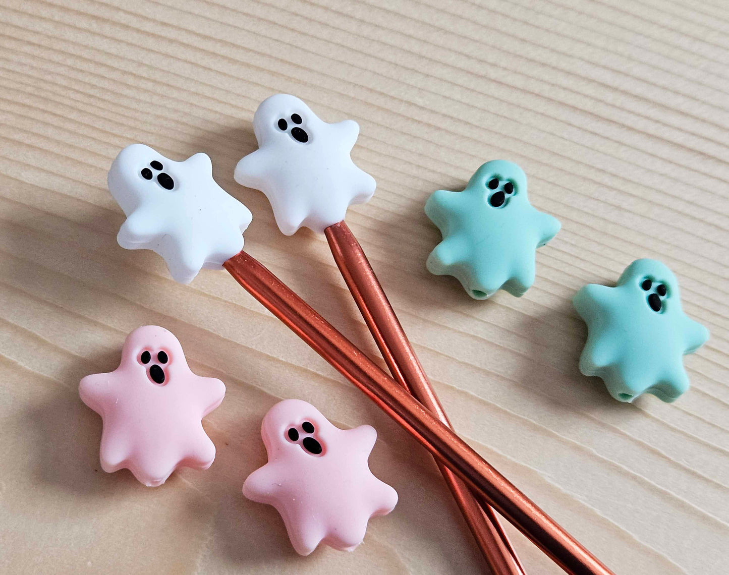 GHOST STITCH STOPPERS / Knitting Needle Stoppers / Point Protection / Notions