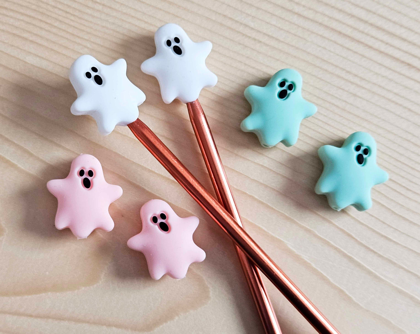 GHOST STITCH STOPPERS / Knitting Needle Stoppers / Point Protection / Notions