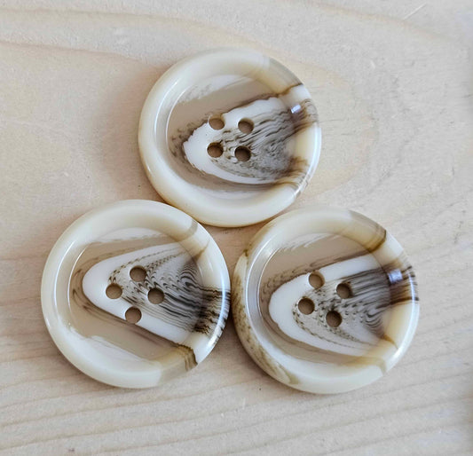 GLACIER / 20-30mm / Resin Buttons / Sewing Buttons