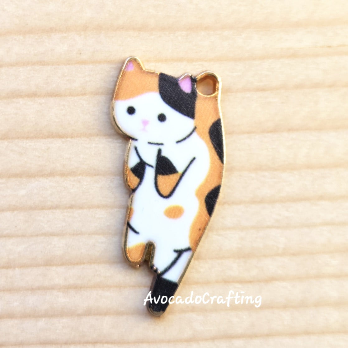 10 pieces // Hanging Cat Charm / 25*11mm / Jewelry Making