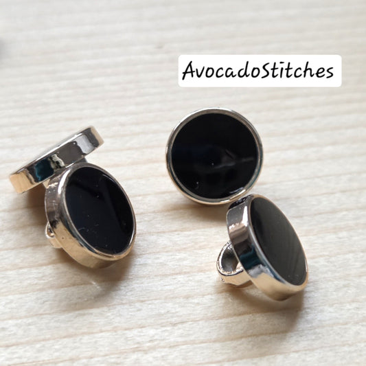 Clearance // ICON HALO / 11 mm - 10 buttons / Small Plastic Shank Buttons / Sewing Buttons