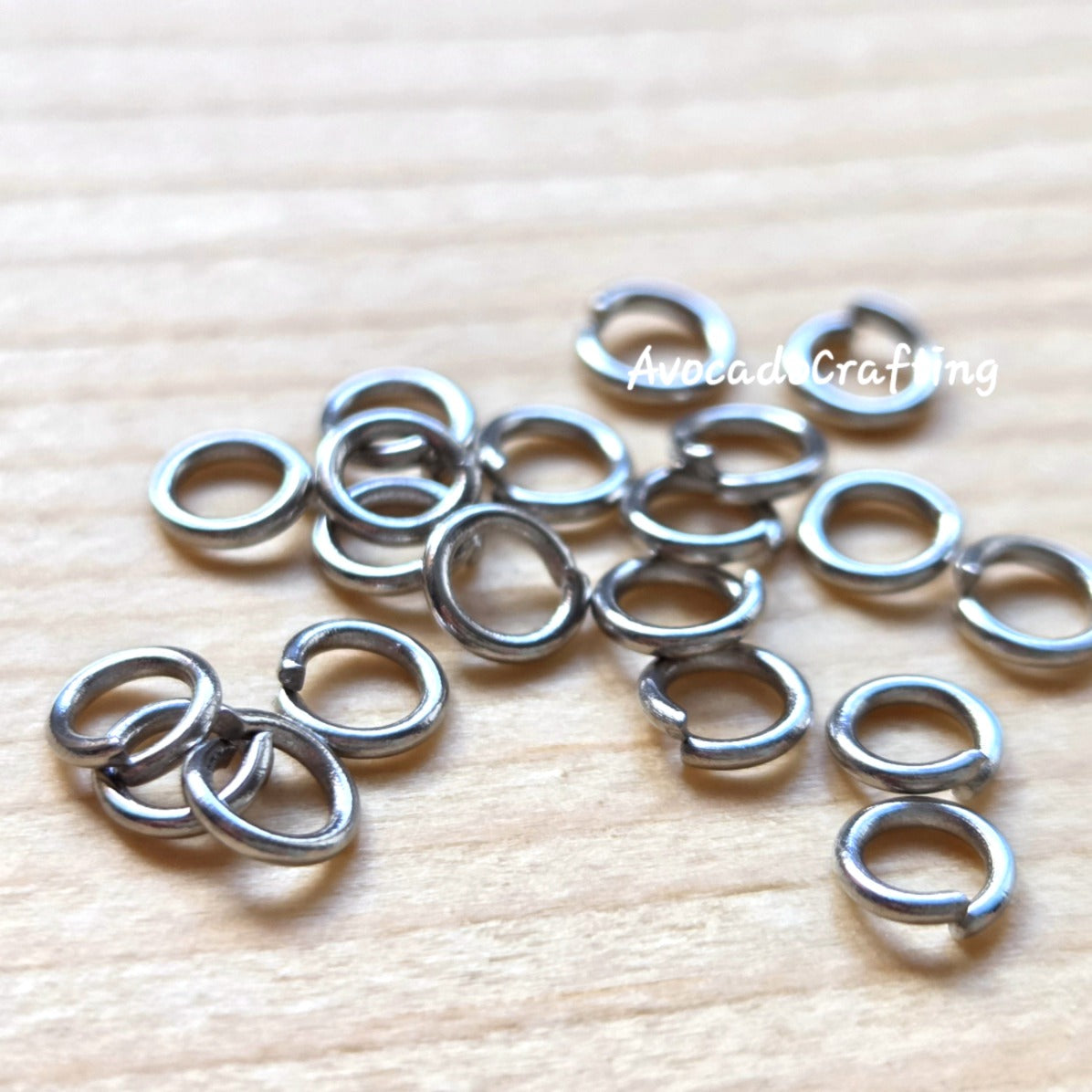 Open Jump Rings / 4*0.7mm / Stainless Steel / 100 pieces / Jewelry Making