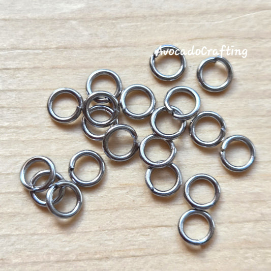 Open Jump Rings / 4*0.7mm / Stainless Steel / 100 pieces / Jewelry Making