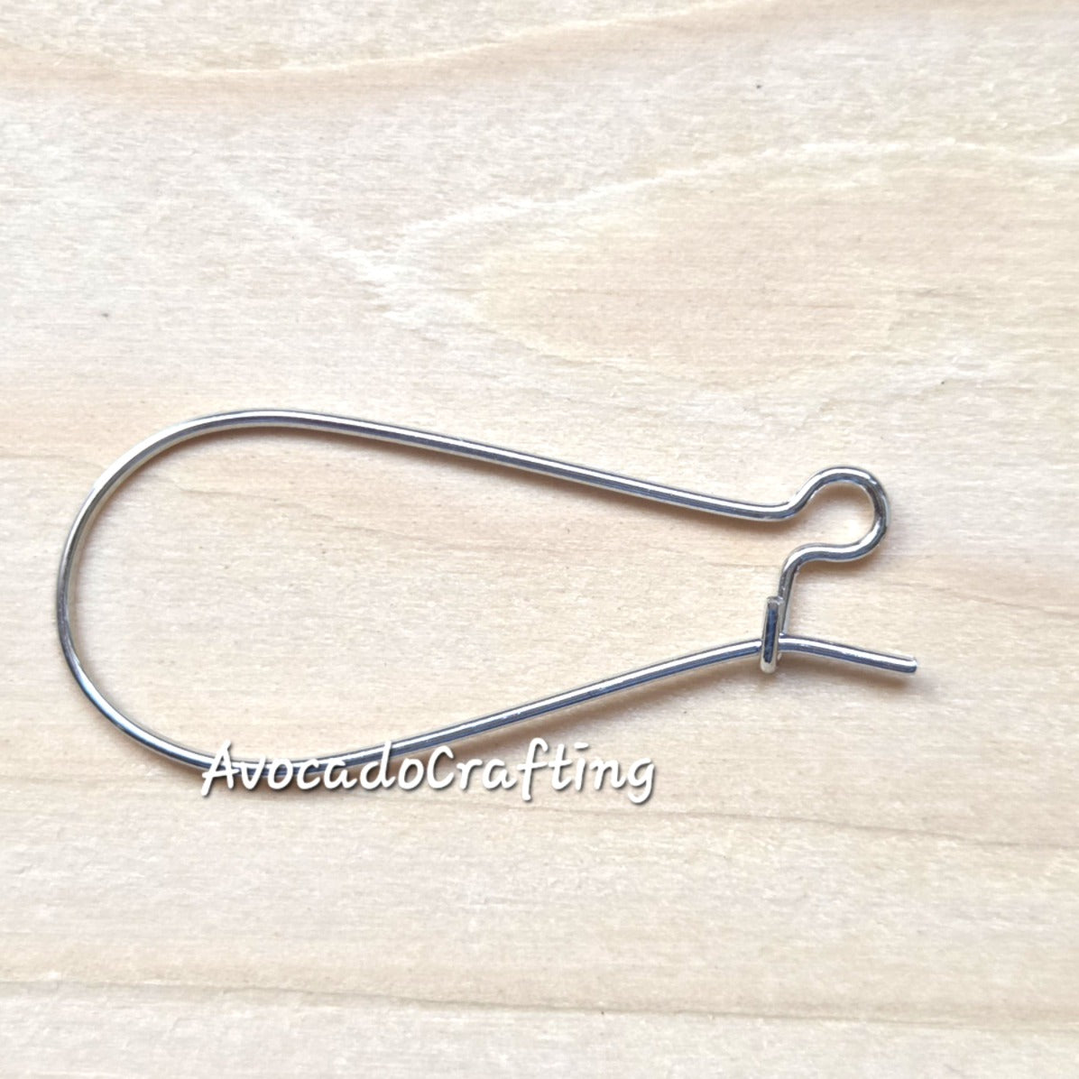 50pcs (25 pairs) // Metal Alloy / Kidney Earring Hoops  / 33*14mm / Jewelry Making