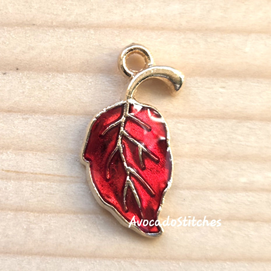 10 pieces // Leaf Charms / 11*21mm / Jewelry Making