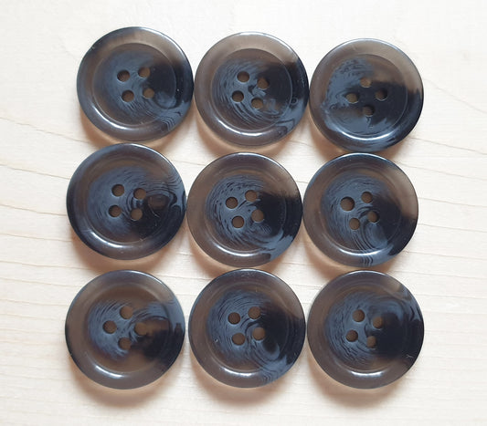 MOSAIC GREY / 15-25mm / Resin Buttons / Sewing Buttons