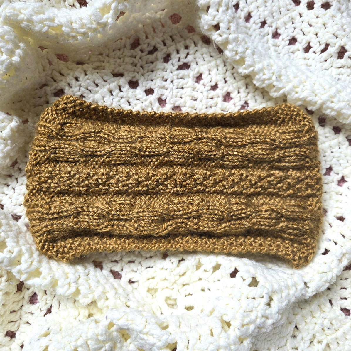 MAPLE GLOW Headband (Digital Knitting Pattern) / Simple Pattern for Beginner /  Digital Knitting Pattern / PDF Pattern