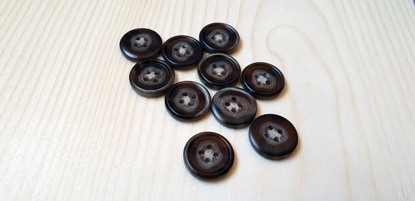 MOCHA / 15-28mm / Resin Buttons / Sewing Buttons