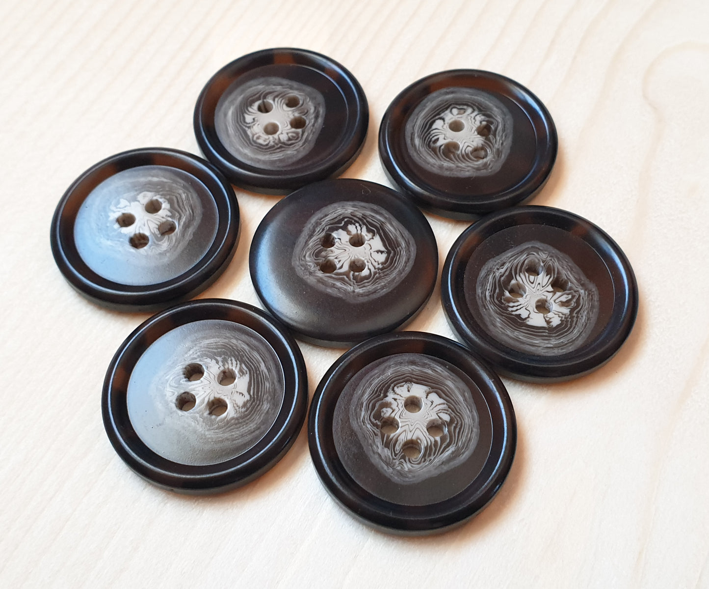 MOCHA / 15-28mm / Resin Buttons / Sewing Buttons