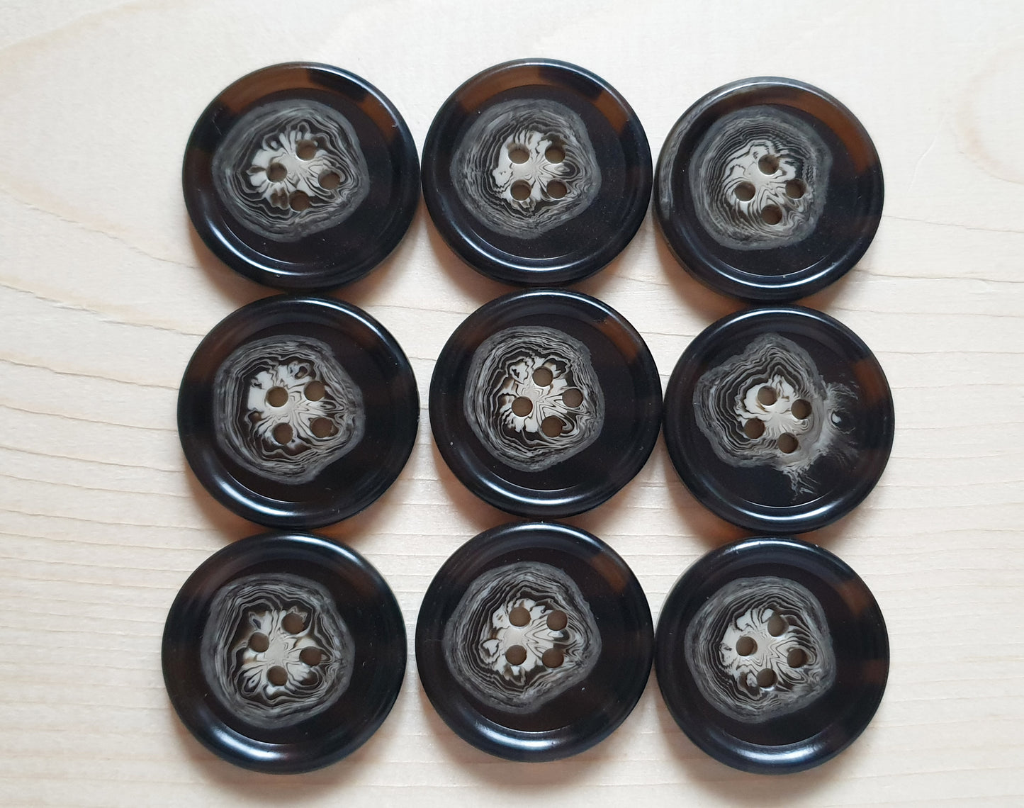 MOCHA / 15-28mm / Resin Buttons / Sewing Buttons