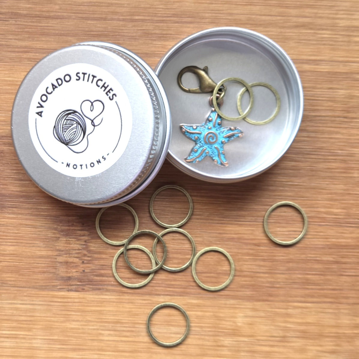 OCEAN STAR / Stitch Marker Set / Knitting & Crochet Notions