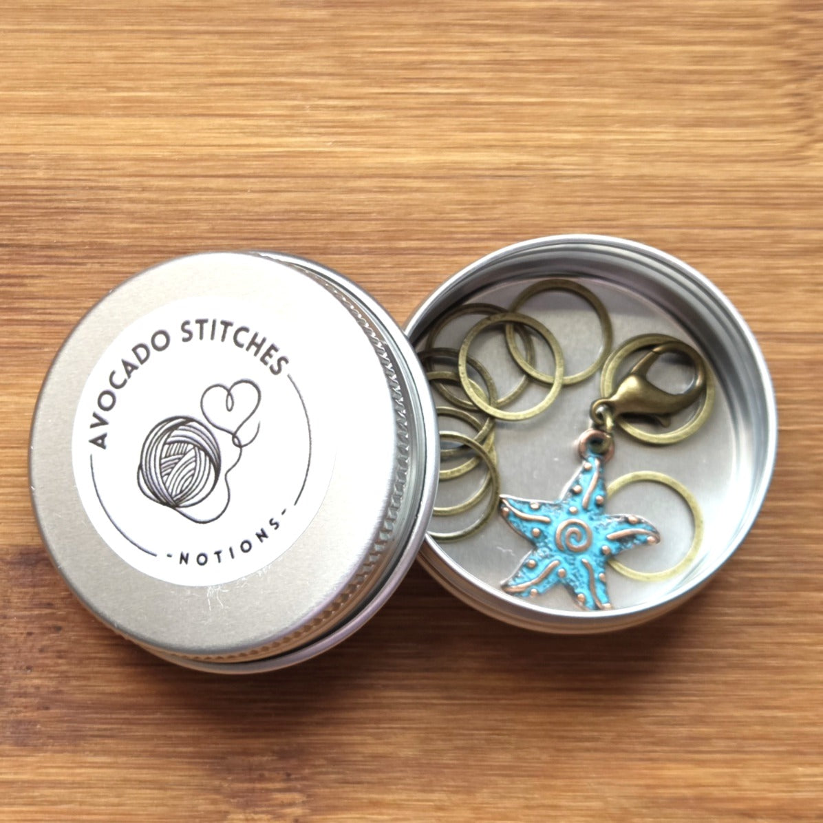 OCEAN STAR / Stitch Marker Set / Knitting & Crochet Notions